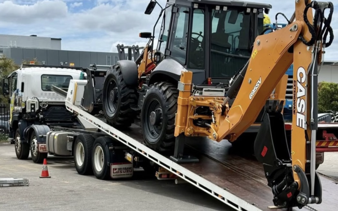 ACE Rental takes delivery of their first CASE 695SV Backhoe Loader